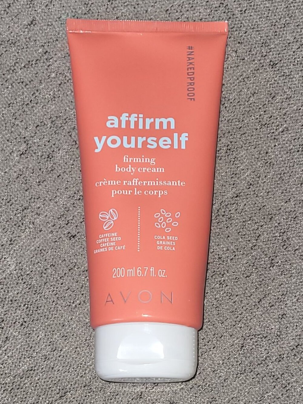 Avon Affirm Yourself Firming Body Cream, 6.7 fl oz (200 mL) New-Sealed